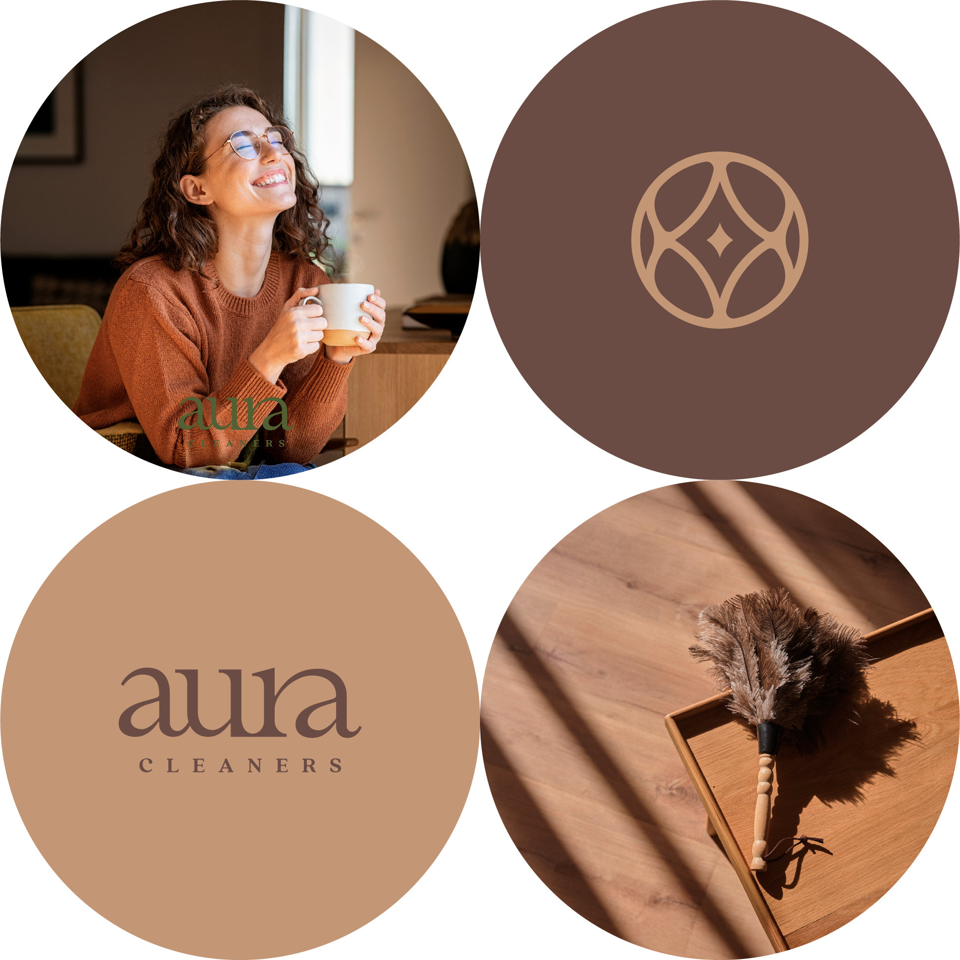 Aura brand mosaic